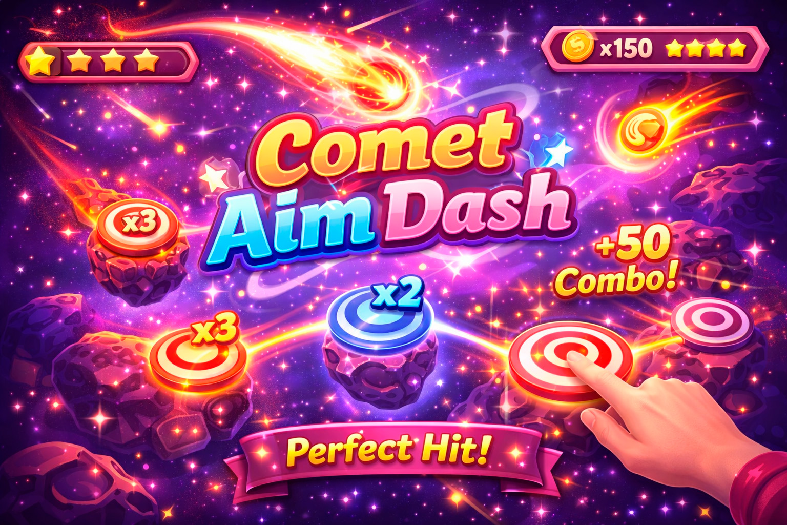 Comet Aim Dash promotional artwork